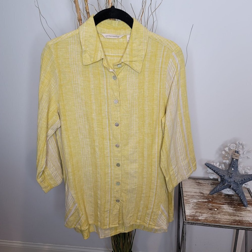 Soft Surroundings Button Down Womens‎ Small
